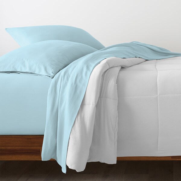 Ella Jayne 100 Cotton Percale 300TC Percale Pillow Case Pair Aqua King / Cal King EJH300_2PPP